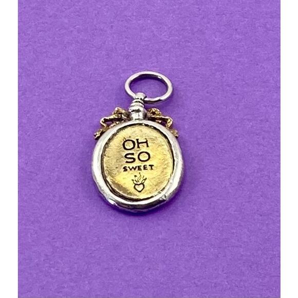 Waxing Poetic Oh So Sweet 16 sterling silver and brass charm - Picture 3 of 3